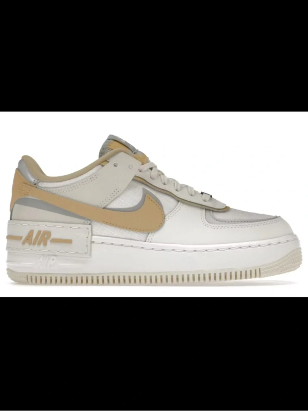 Nike Air Force 1 Low Shadow Sail Tan Women’s Size 6.5